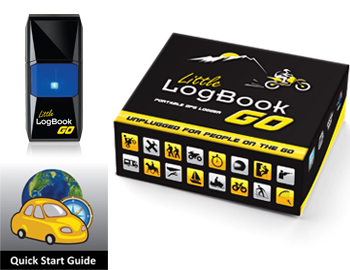 Little LogBook GO Portable GPS Logger - Unplugged for People on the GO!